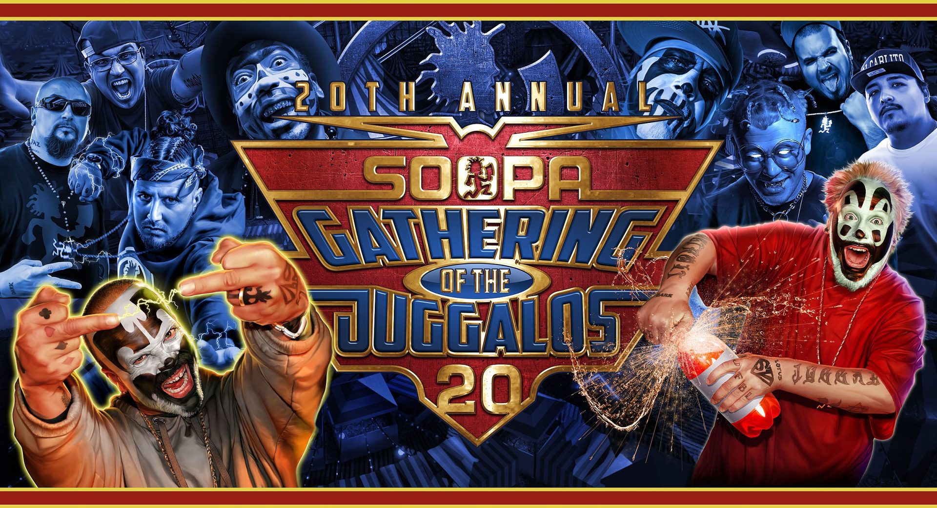 Gathering of the Juggalos 2019 lineup (ICP, Bone Thugs, Jedi Mind Tricks, more)