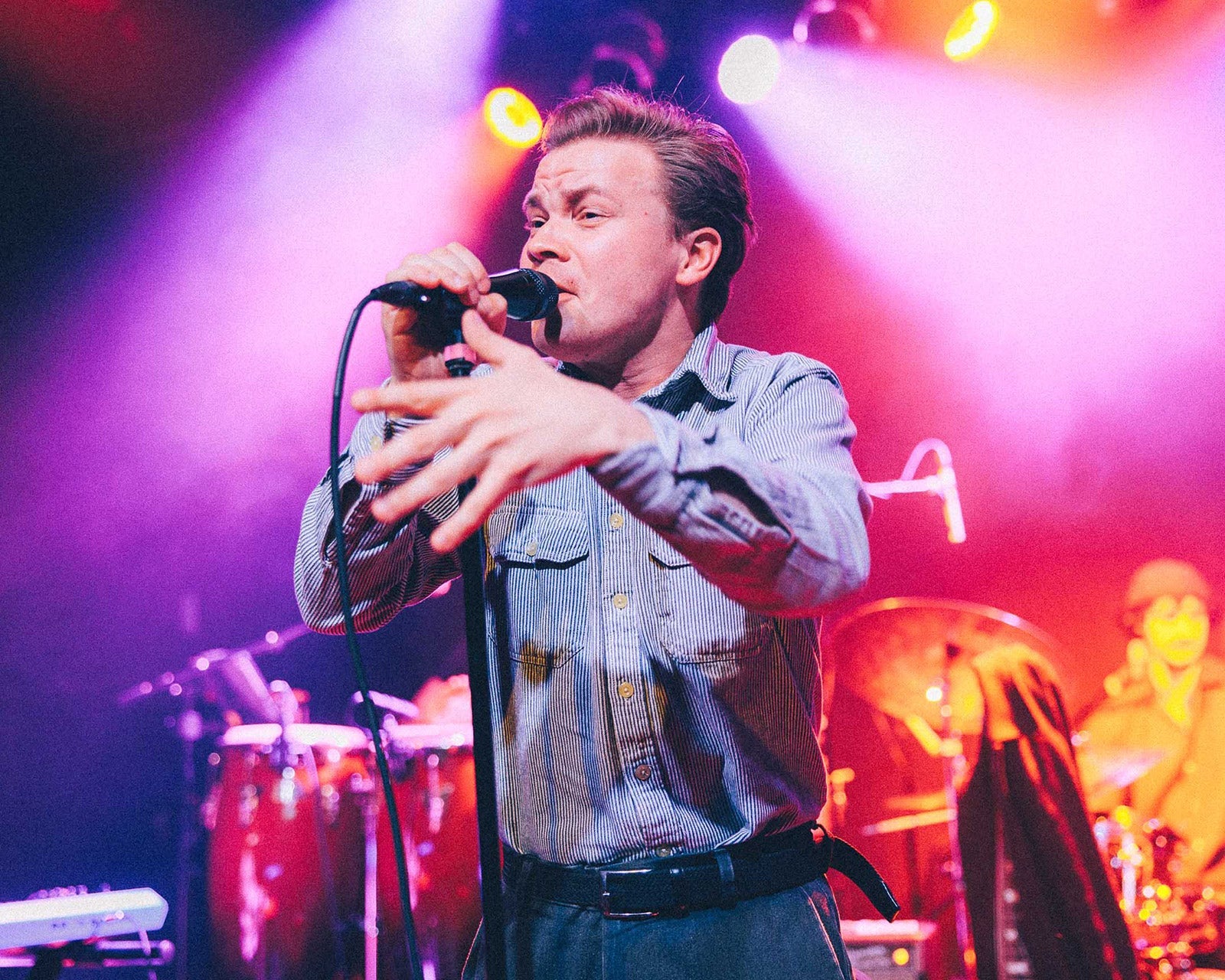 black midi’s Geordie Greep wrapped up his winter tour in Brooklyn with NNAMDÏ (pics, setlist, video)