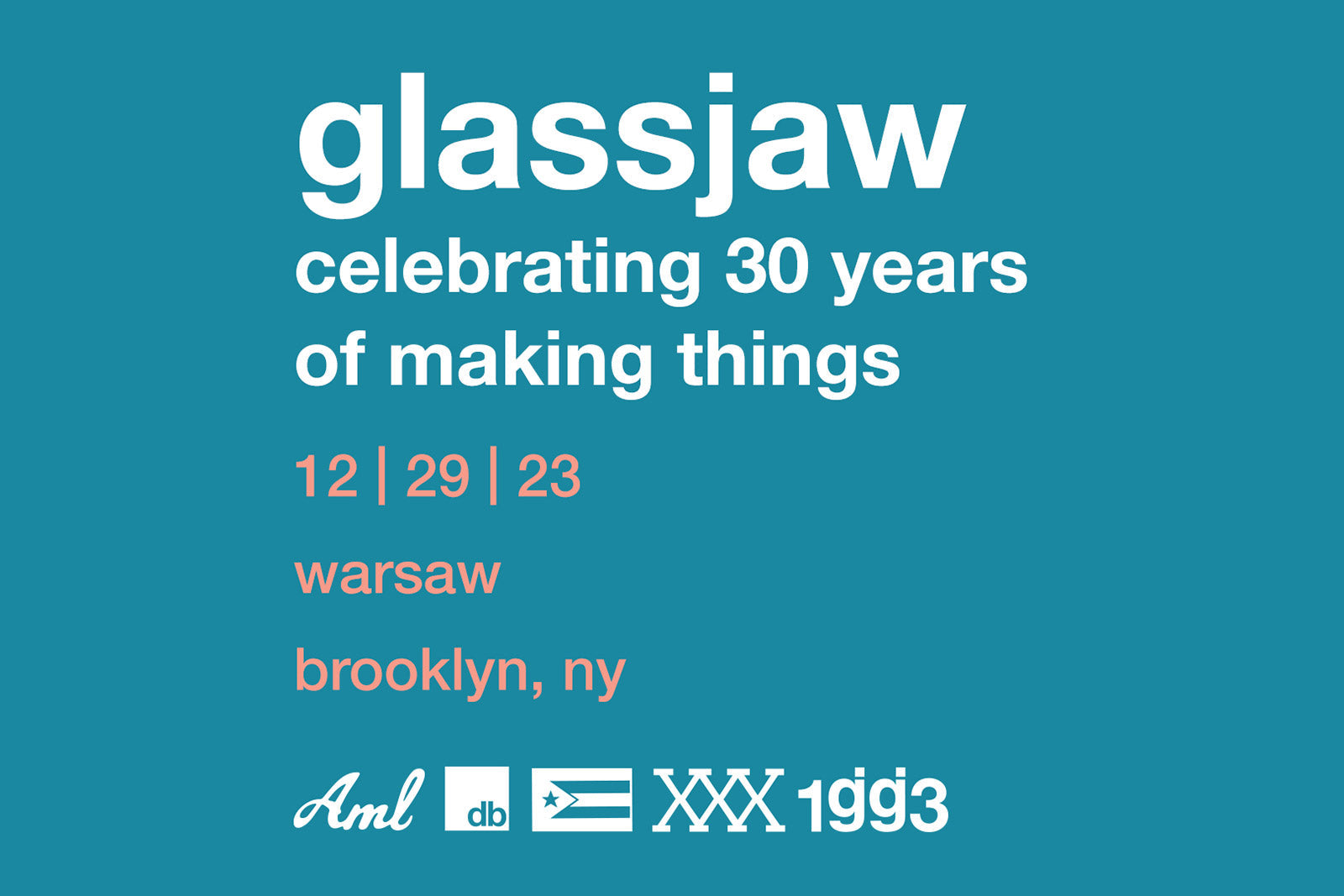 Glassjaw at Warsaw on BrooklynVegan Presale (password here)