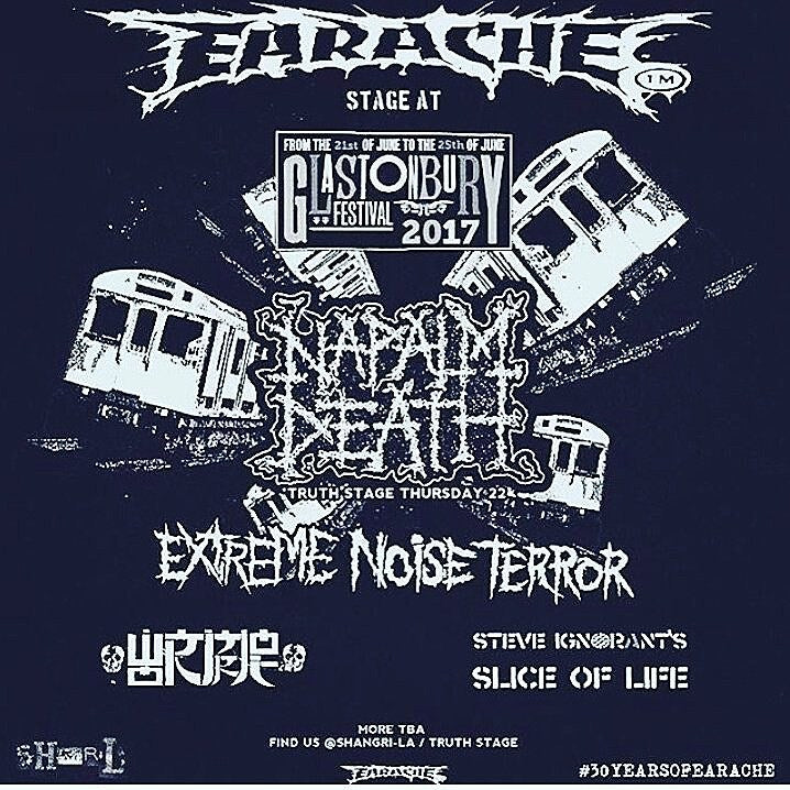 Glastonbury is getting its first-ever metal stage (with Napalm Death, Extreme Noise Terror, more)