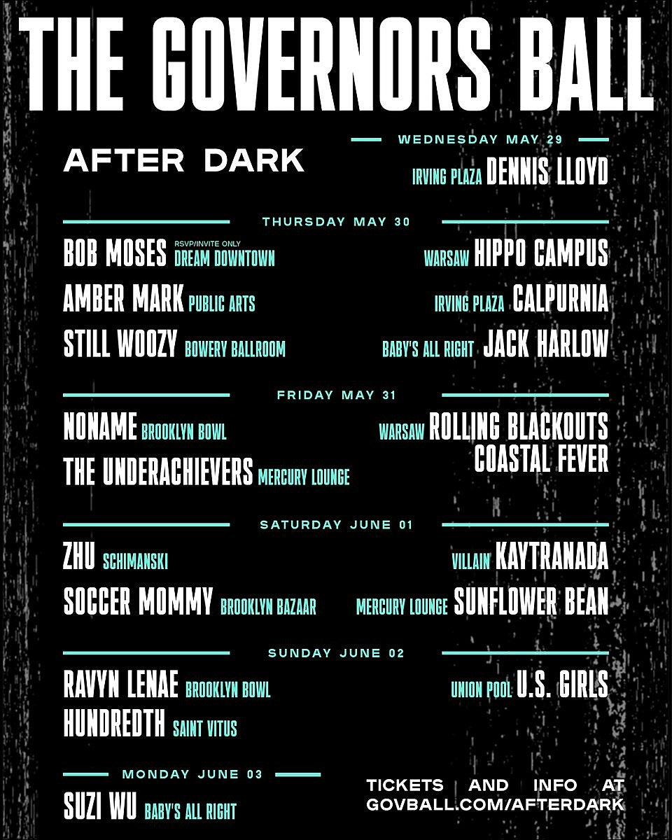 GovBall 2019 After Dark shows: Noname, Kaytranada, U.S. Girls, Soccer Mommy, more