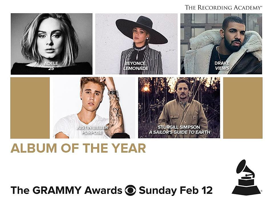 Grammys 2017 nominees (Beyonce, Adele, Sturgill Simpson, Anderson Paak, Chance the Rapper, Baroness, Bon Iver, more)