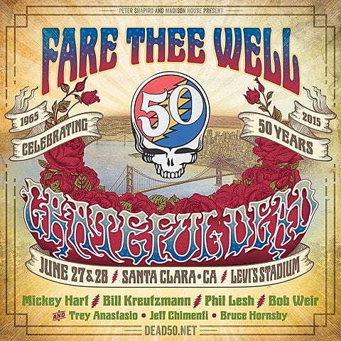 Grateful Dead officially confirm 2 additional California dates; Bill Kreutzmann publishing memoir & going on book tour