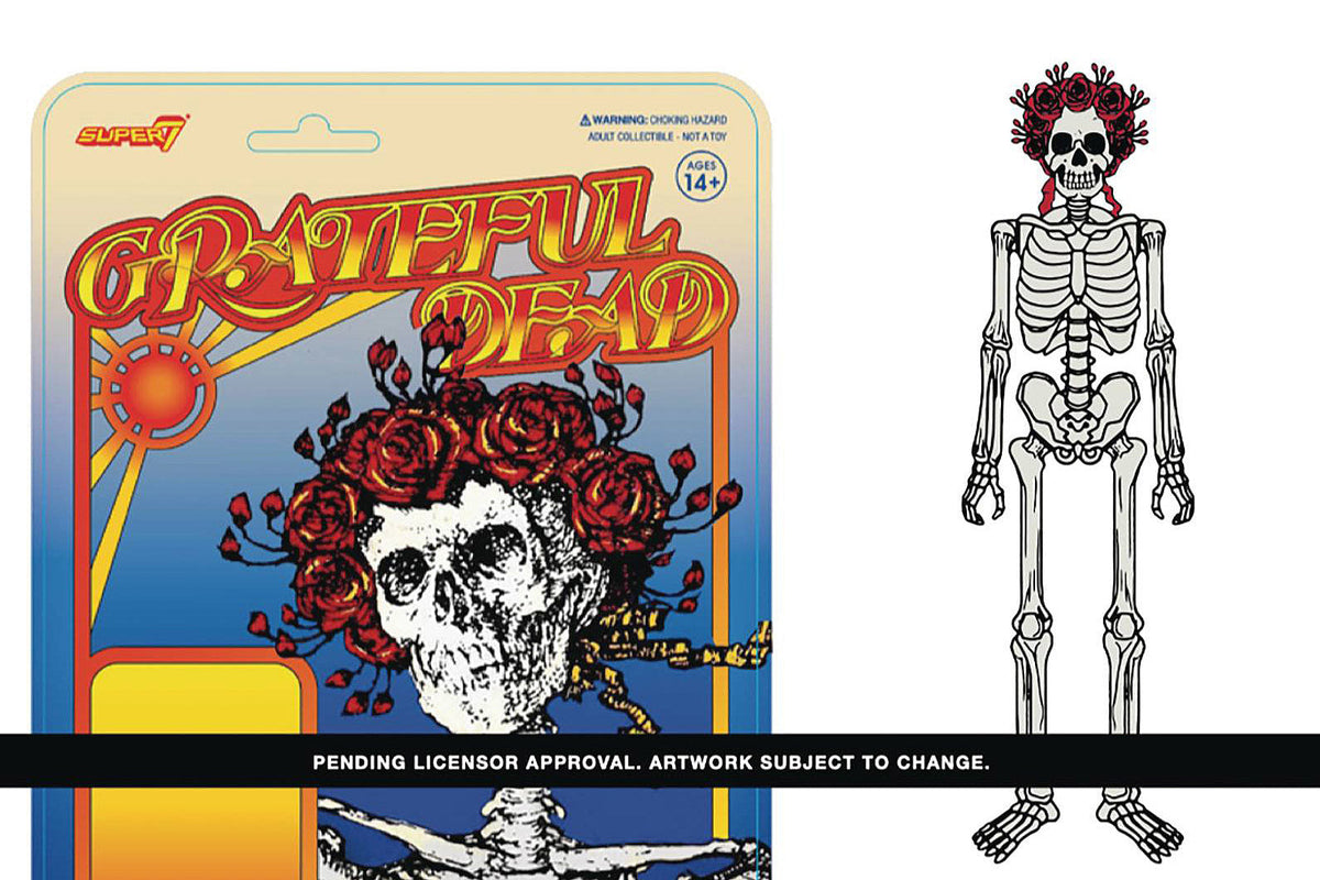 Grateful Dead Bertha skeleton action figure coming, 1980 Halloween show streaming