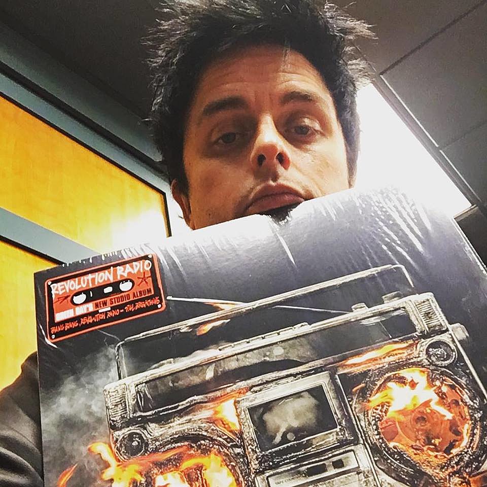 Green Day release new album & video, played Fallon ++ crazy lines outside Rough Trade NYC