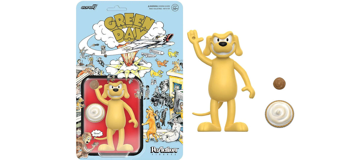Green Day ‘Dookie’ dog action figure announced