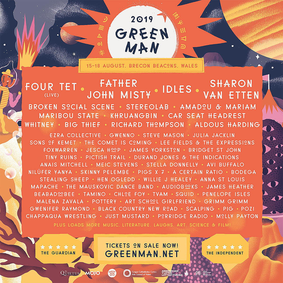 Green Man Festival 2019 lineup