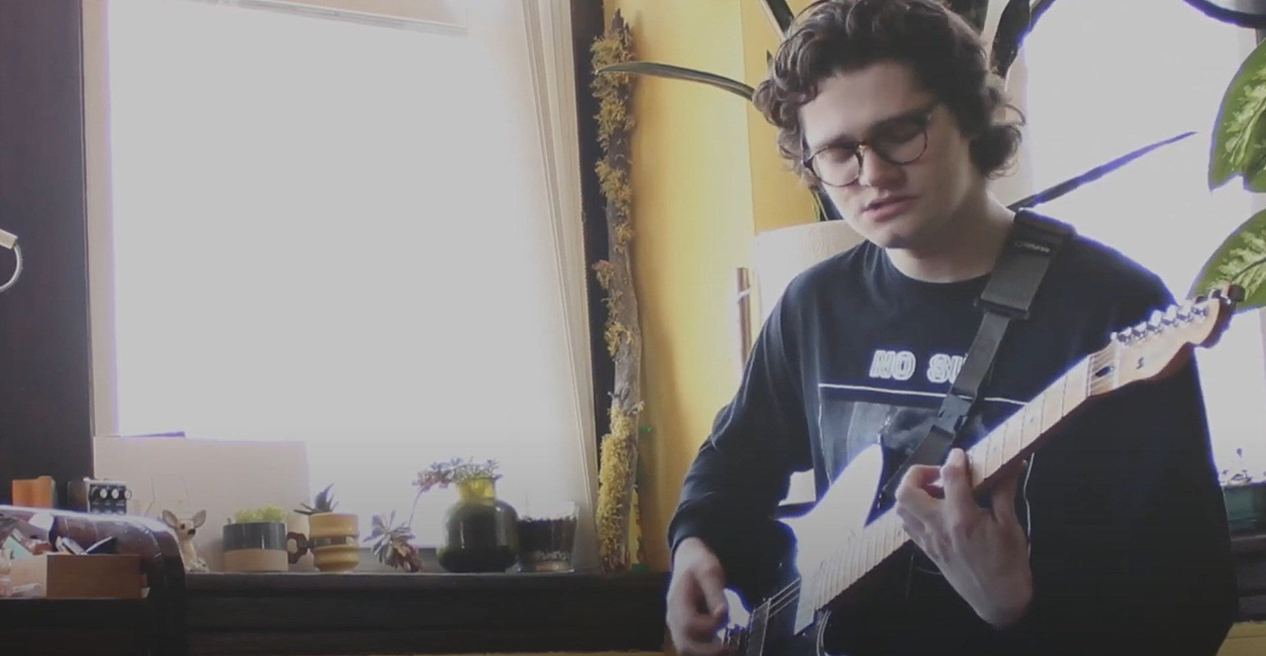 watch Greet Death’s Sam Boyhtari perform “New Hell” solo in quarantine