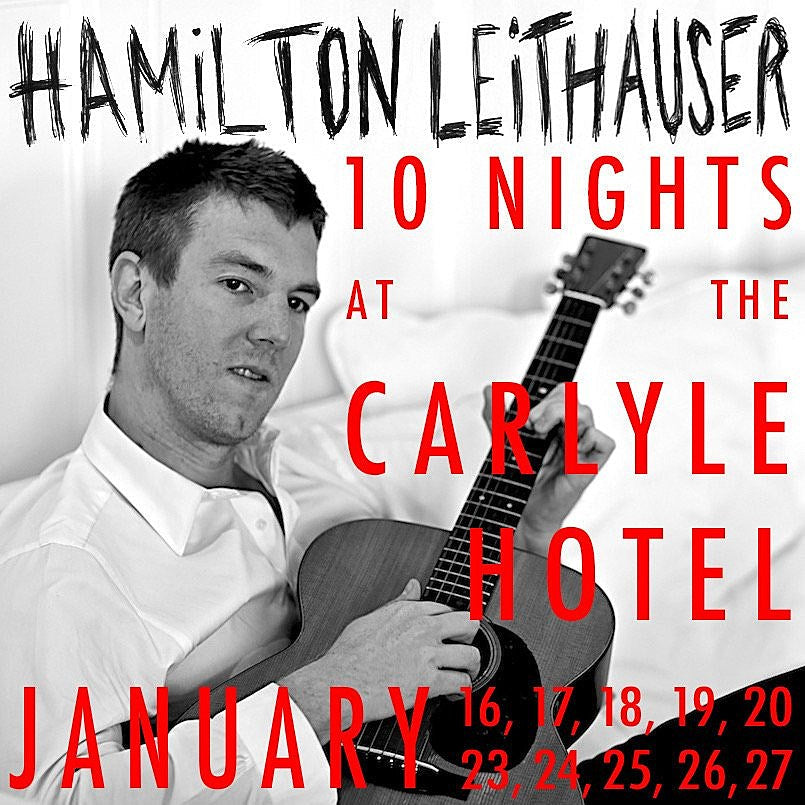 Hamilton Leithauser playing 10-show run at Cafe Carlyle