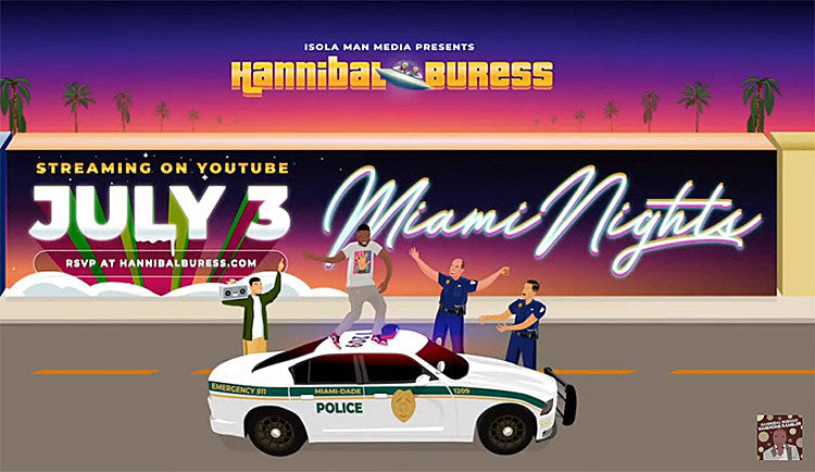 watch Hannibal Buress’ new free special ‘Miami Nights’