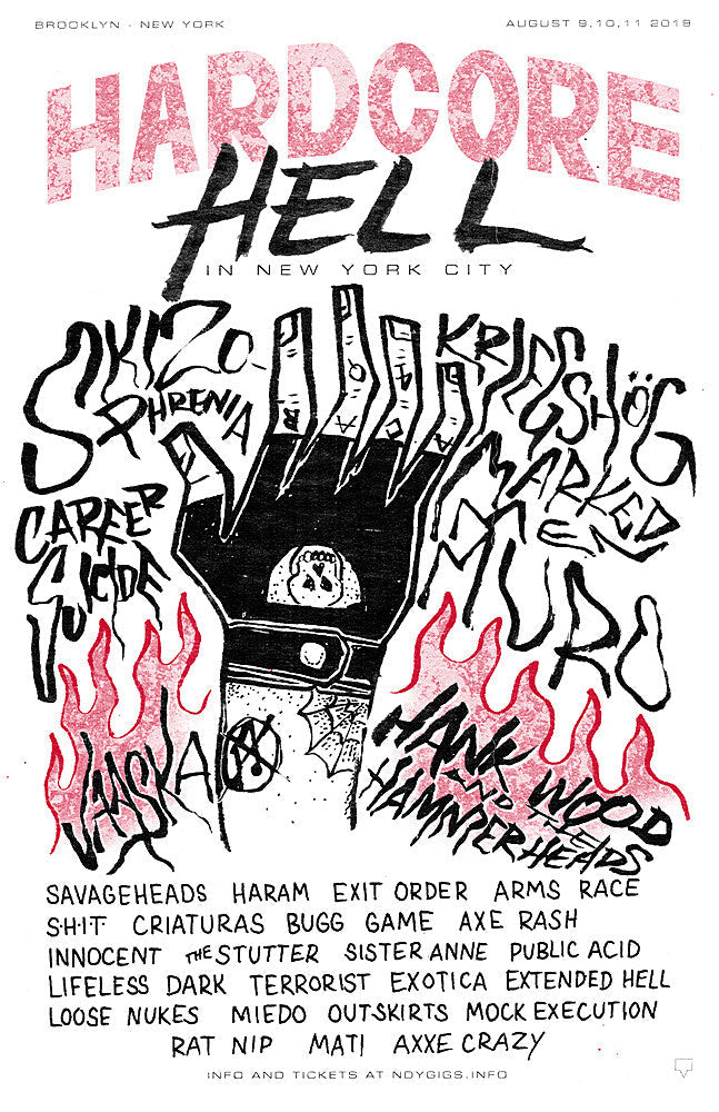 Marked Men, Career Suicide, Hank Wood, Kriegshog, more playing Hardcore Hell in NYC