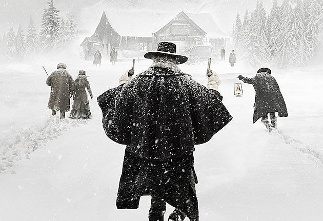 listen to Ennio Morricone’s “L’Ultima Diligenza di Red Rock” from his score for Tarantino’s ‘The Hateful Eight’