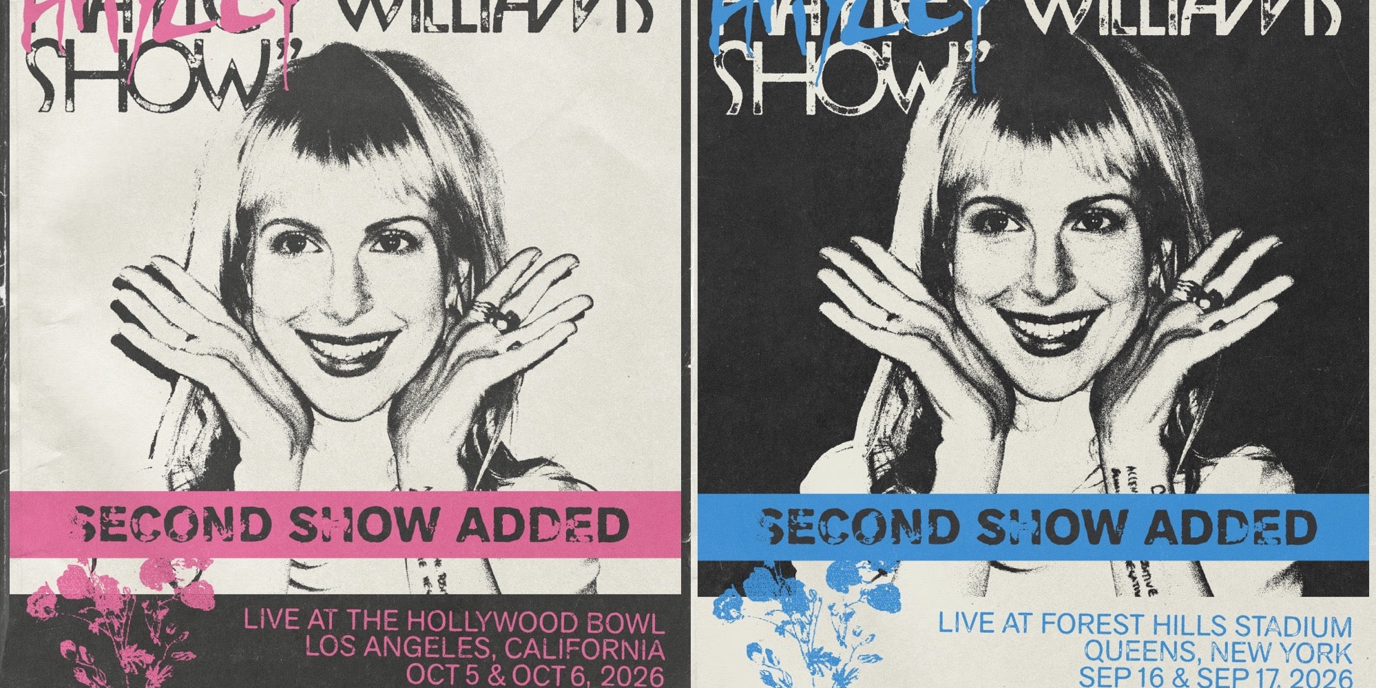Hayley Williams adds 2nd shows at Hollywood Bowl and Forest Hills Stadium