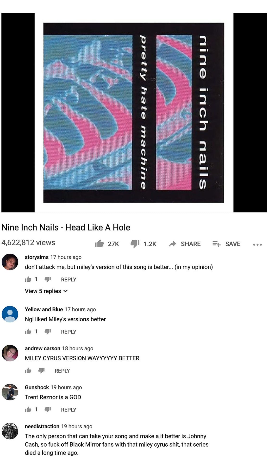 Miley does ‘Head Like a Hole’ better than NIN, claim YouTubers after ‘Black Mirror’