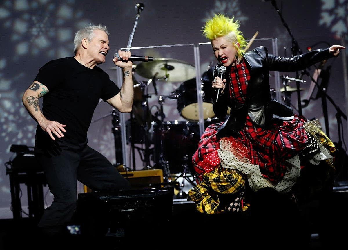 watch Henry Rollins play “Rise Above” with Cyndi Lauper in LA