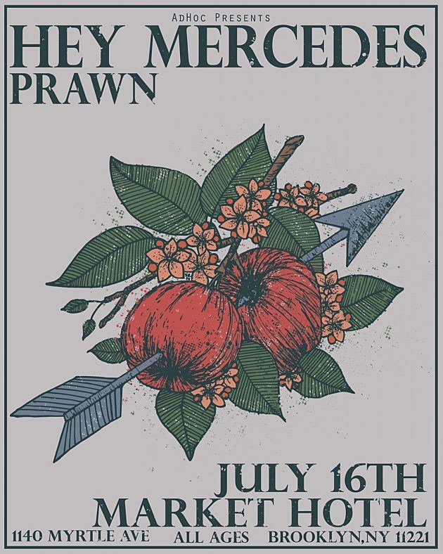 Hey Mercedes @ Baby’s All Right tix on BrooklynVegan presale (password here)