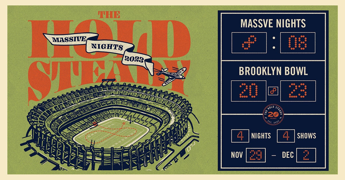 The Hold Steady announce 2023 Massive Nights run at Brooklyn Bowl