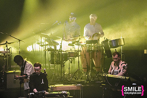 David Byrne joined Hot Chip at Webster Hall for “Dancing in the Dark / All My Friends” cover (video)