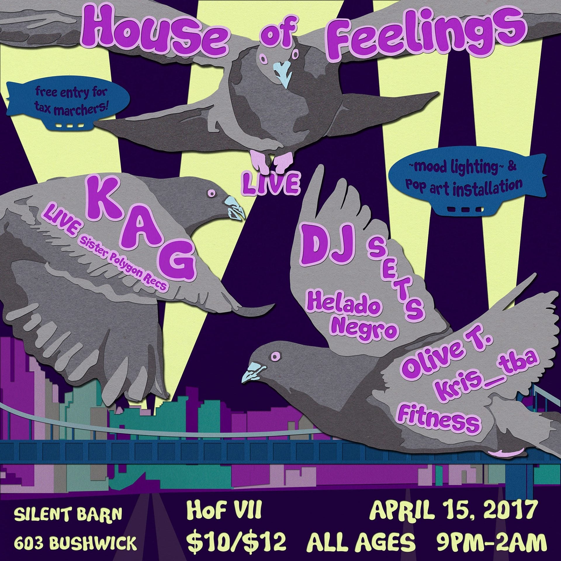 House of Feelings throwing a party with Katie of Priests, Helado Negro, & more