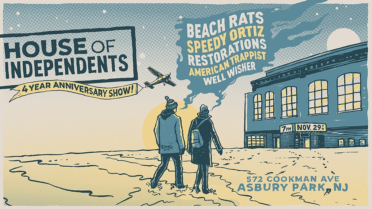 Beach Rats, Speedy Ortiz, Restorations playing House of Independents 4th anniversary