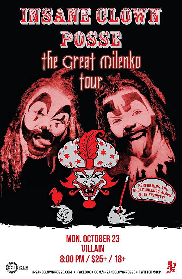 Insane Clown Posse playing Williamsburg on ‘Great Milenko’ 20th anniversary tour