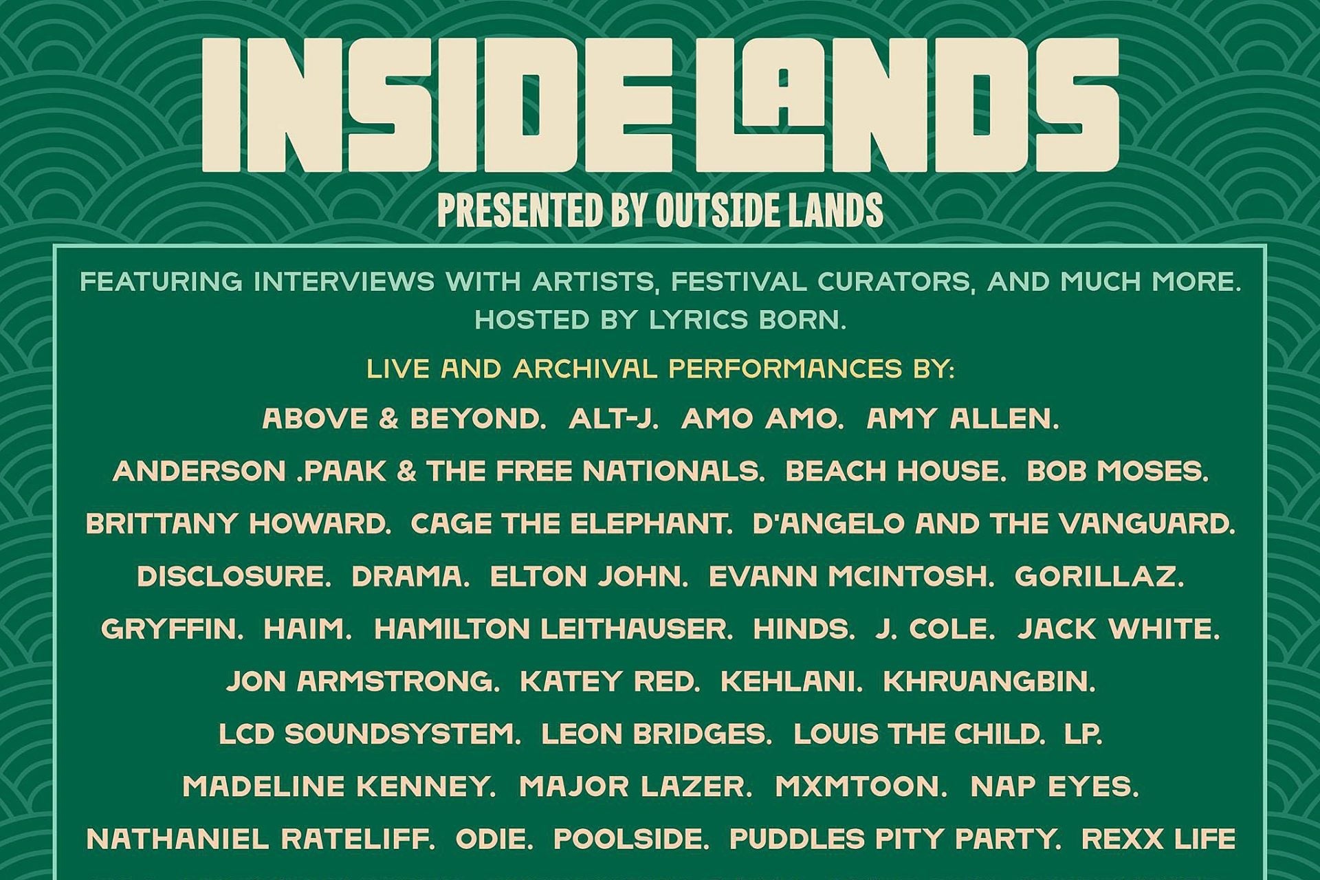 Outside Lands 2020 announces streaming schedule (watch)