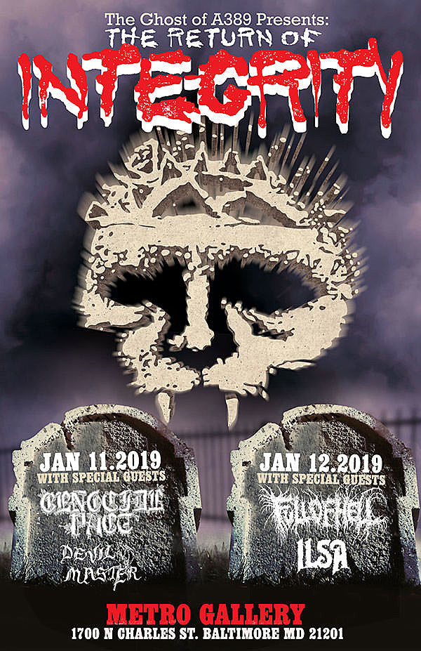 Integrity announce 2019 East Coast shows