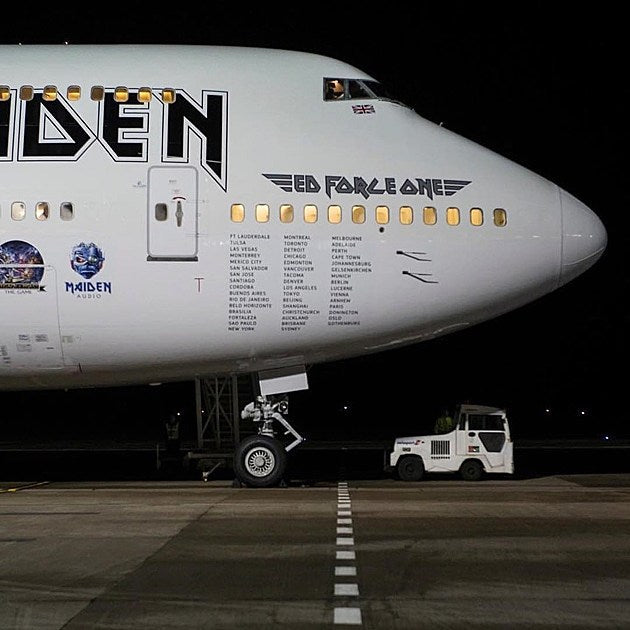check out Iron Maiden’s new private plane (catch them on tour this year)