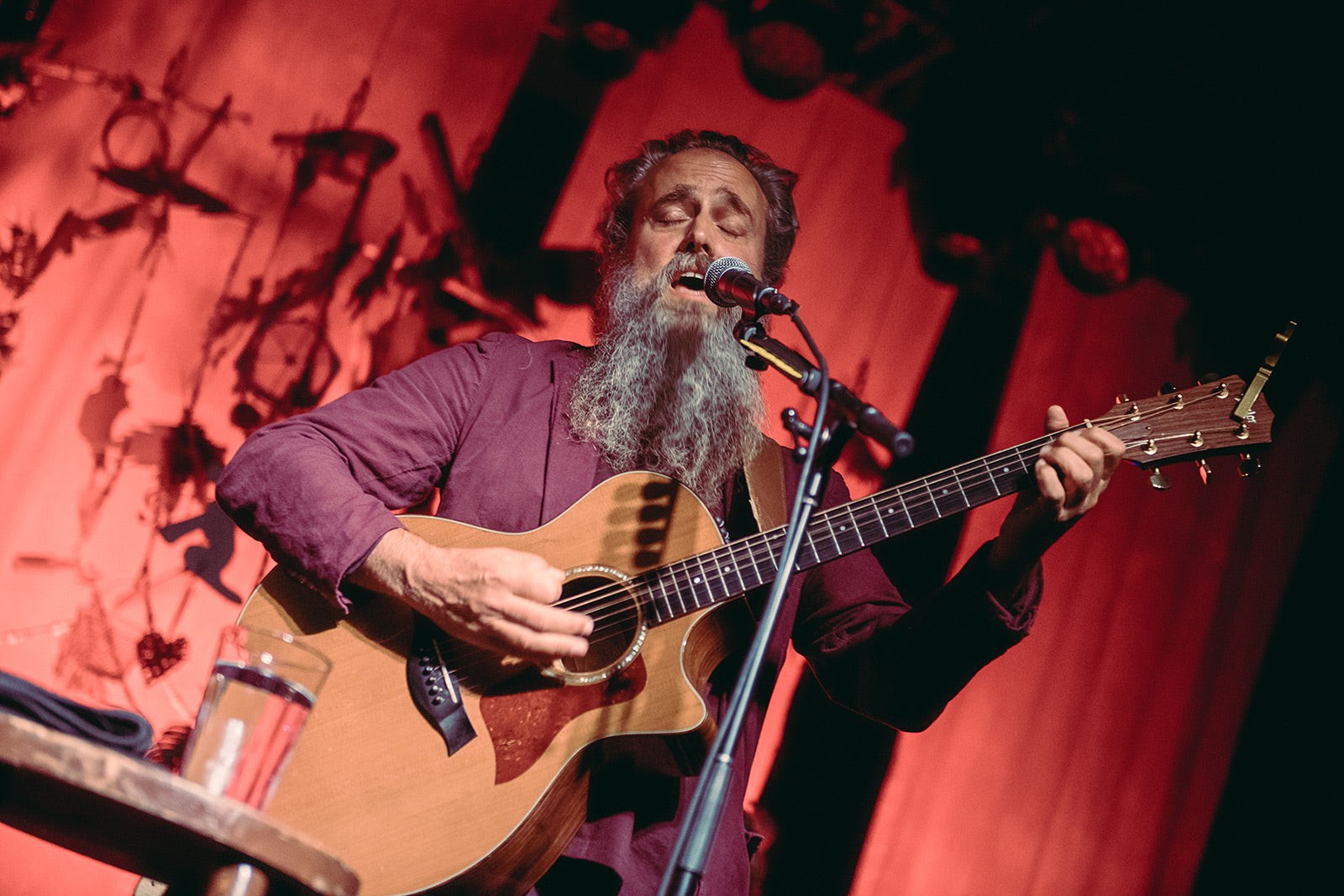 Iron & Wine played Brooklyn Steel with Improvement Movement (pics)