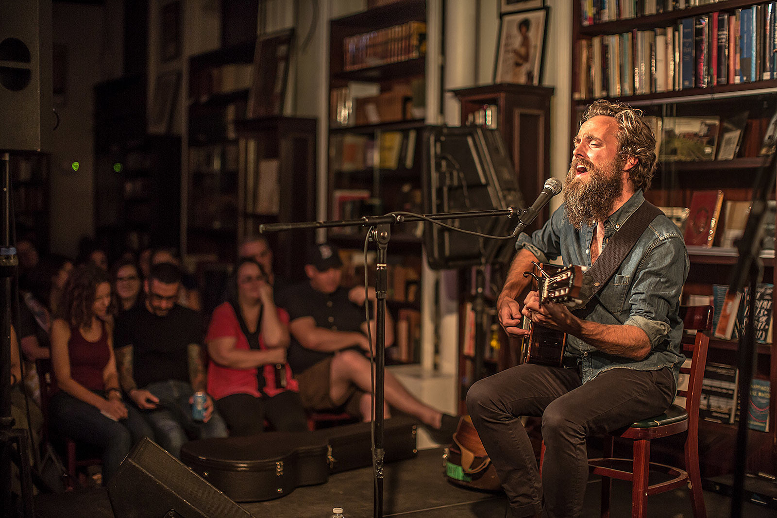 Iron & Wine played an intimate solo benefit show at Housing Works (pics)