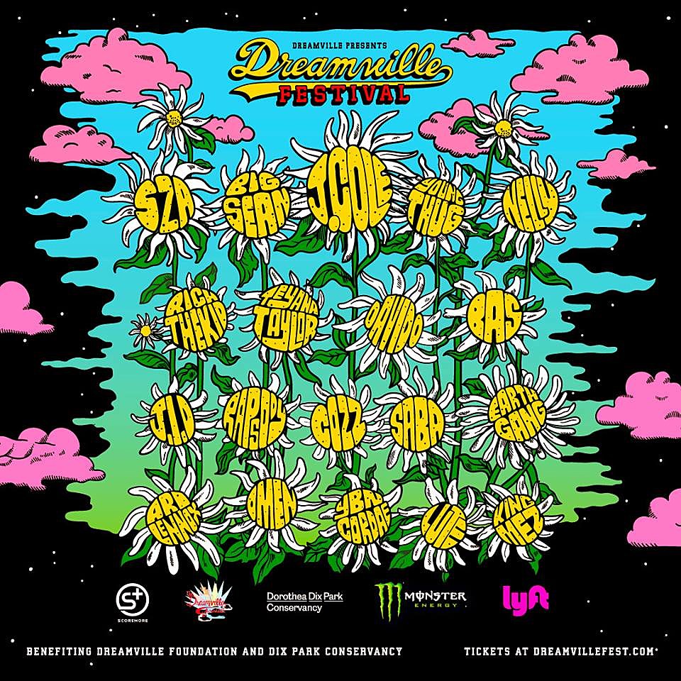 J. Cole announces Dreamville Festival lineup (SZA, Young Thug, Big Sean, more)