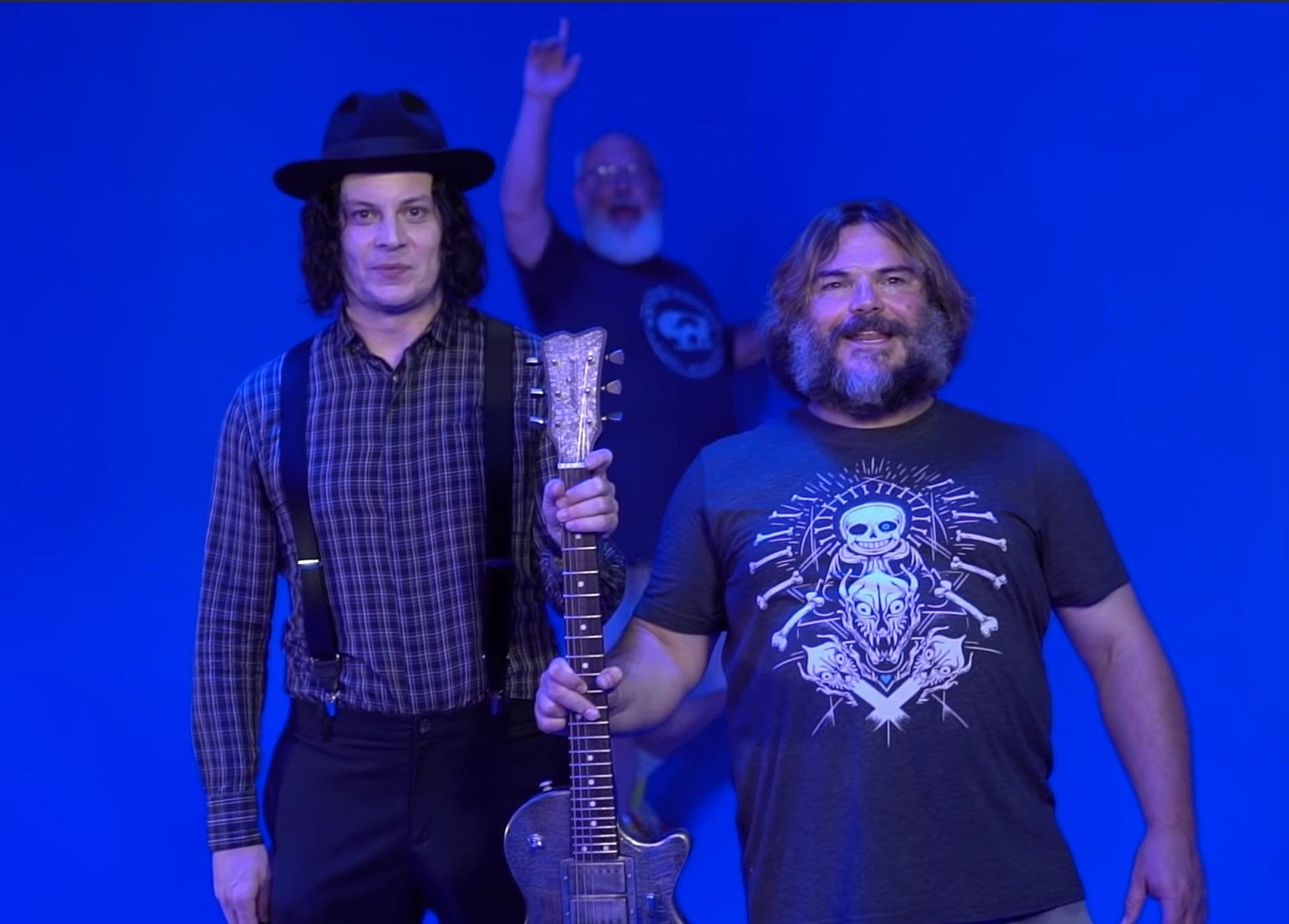 Jack Black shares behind-the-scenes video on forthcoming Jack White collab
