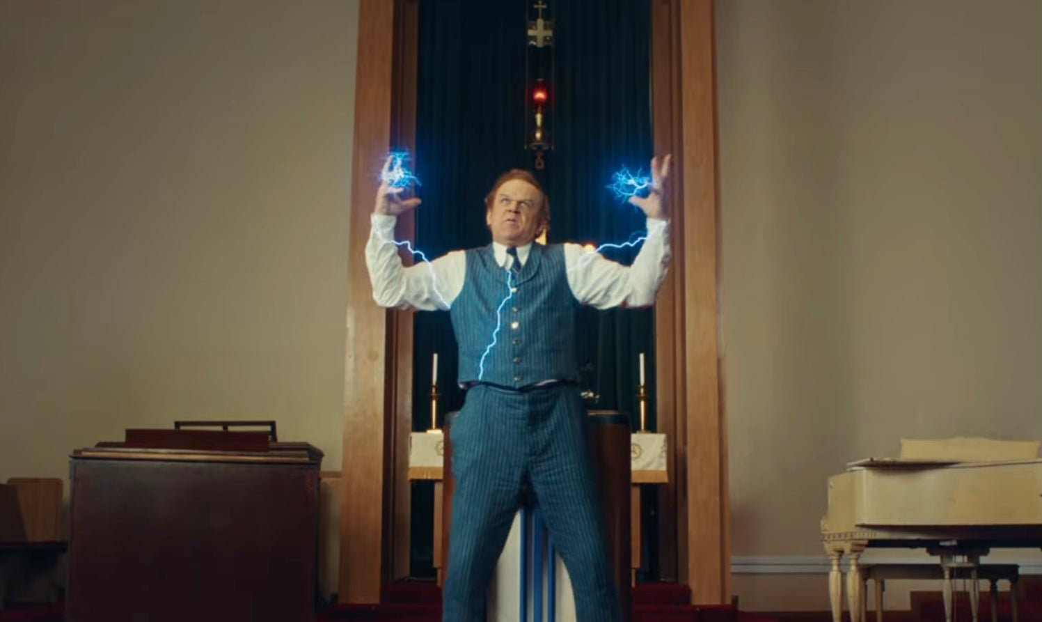 Jack White reteams with John C Reilly for “Archbishop Harold Holmes” video