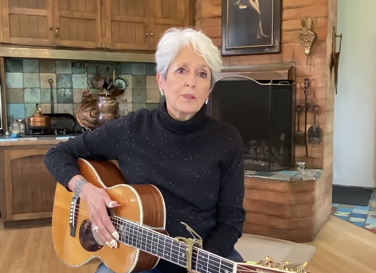 Joan Baez shares acoustic “Hello in There” for John Prine & his wife