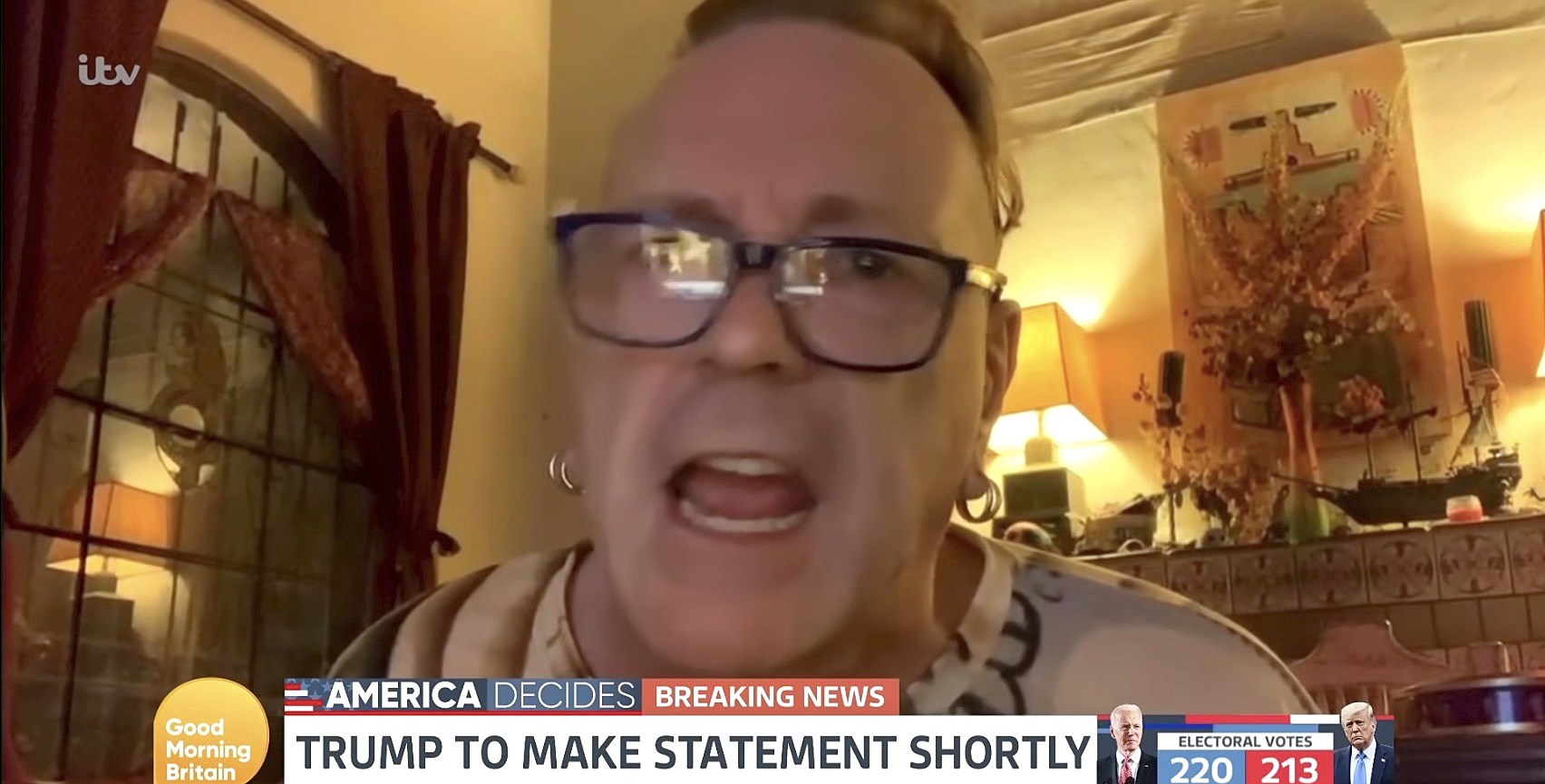 fleas infest John Lydon’s groin after he invites squirrels into his home