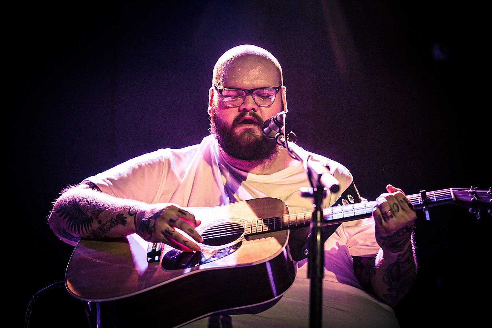 John Moreland played Bowery Ballroom (pics), touring with Iron & Wine this fall