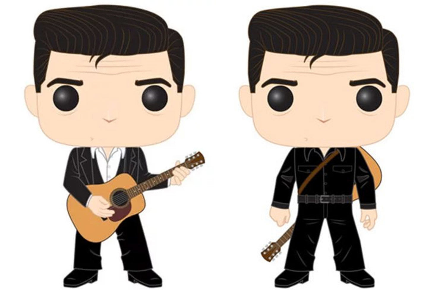 Johnny Cash being made into a Funko Pop