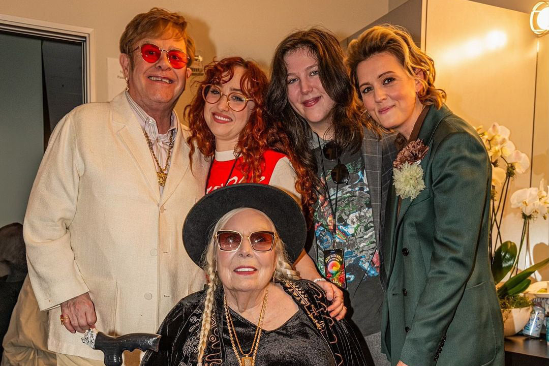 Watch Joni Mitchell, Elton John, Chappell Roan, Lucy Dacus, Brandi Carlile, more sing “I’m Still Standing” together