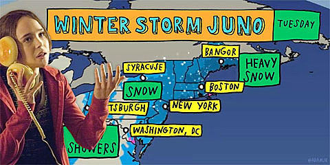 Six songs called “Juno” (to get you through winter storm Juno)