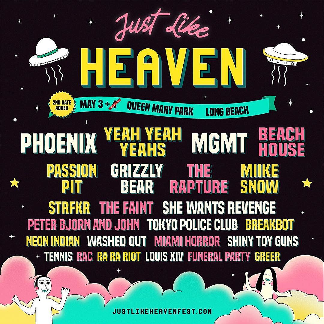 Just Like Heaven festival sold out, expands to two days