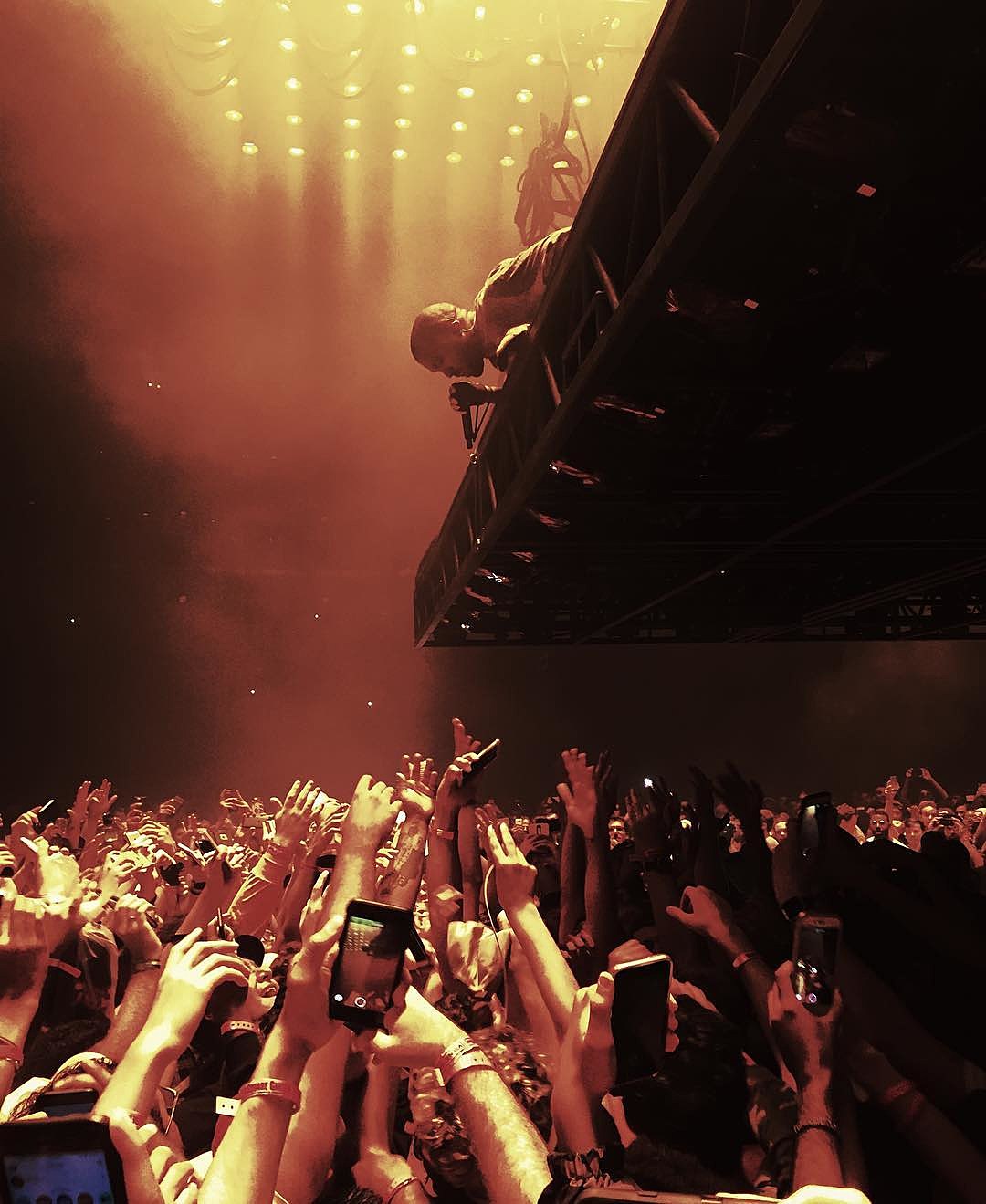 Kanye began his 2-night stand at MSG, after joining Bad Boy reunion there a night earlier