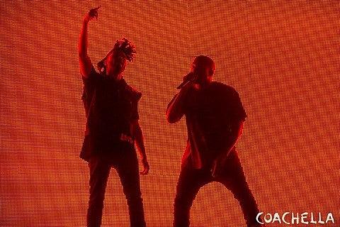 Kanye West played four songs during The Weeknd’s set at Coachella (watch)