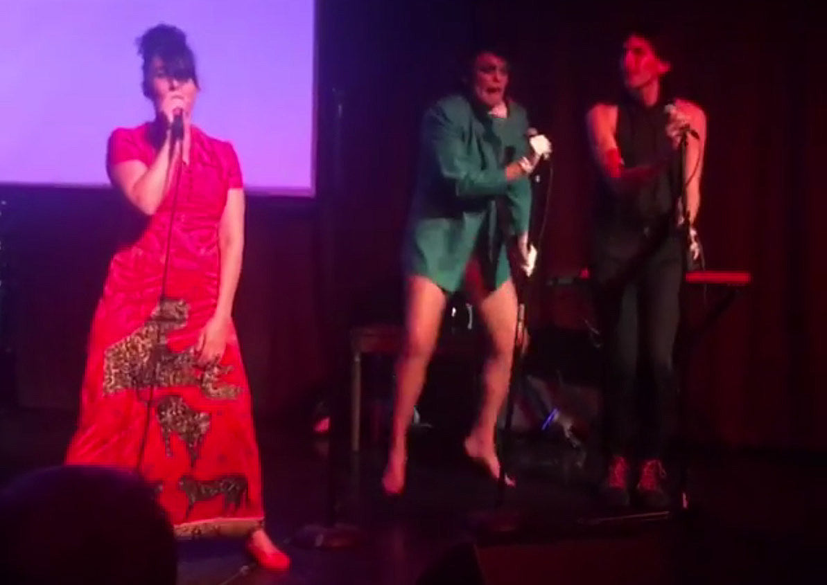 Kathleen Hanna sang Le Tigre’s “Deceptacon” at Zebulon LA (watch)