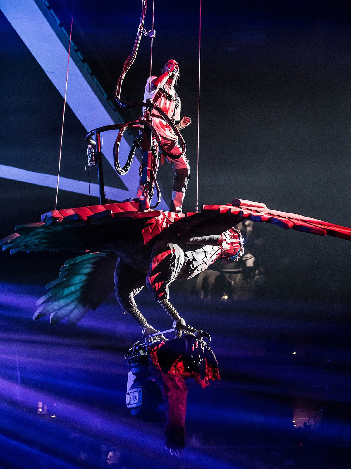 Travis Scott celebrating Halloween in the Bronx, playing festivals