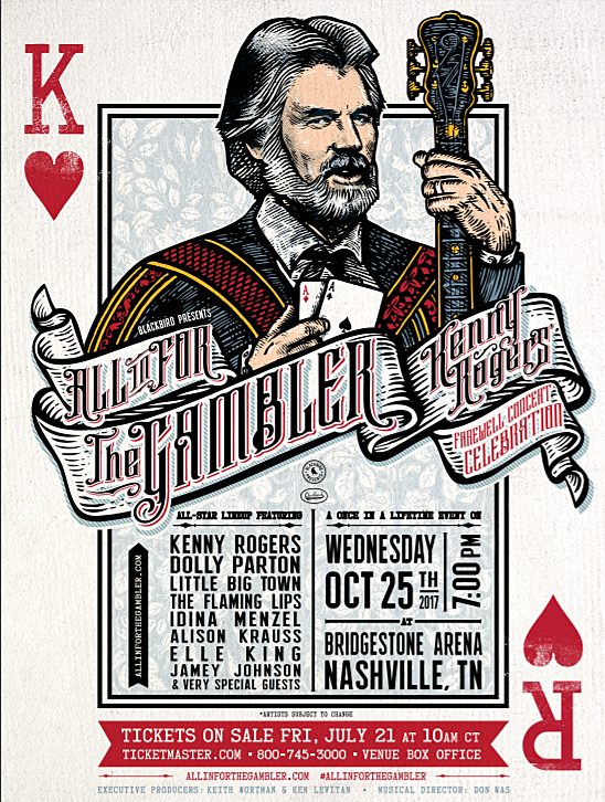 Kenny Rogers retiring, playing farewell concert with Dolly Parton, The Flaming Lips, more