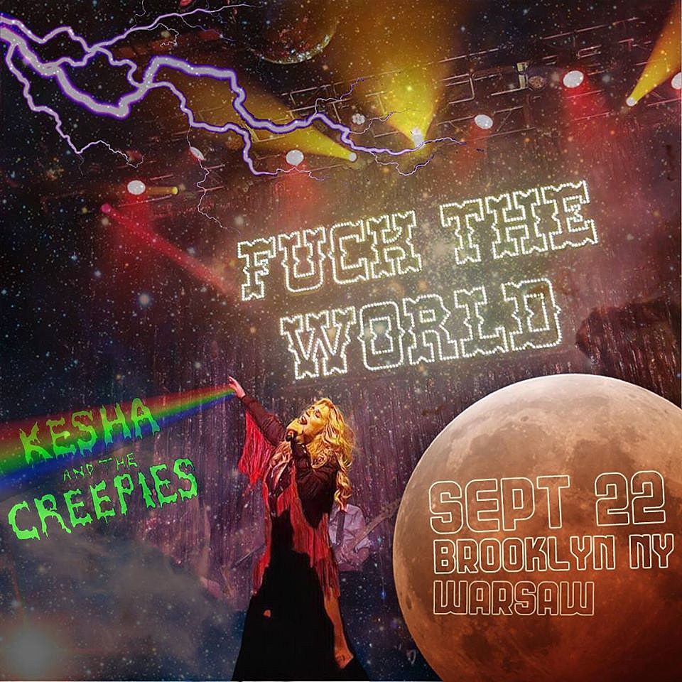 Kesha is playing Warsaw