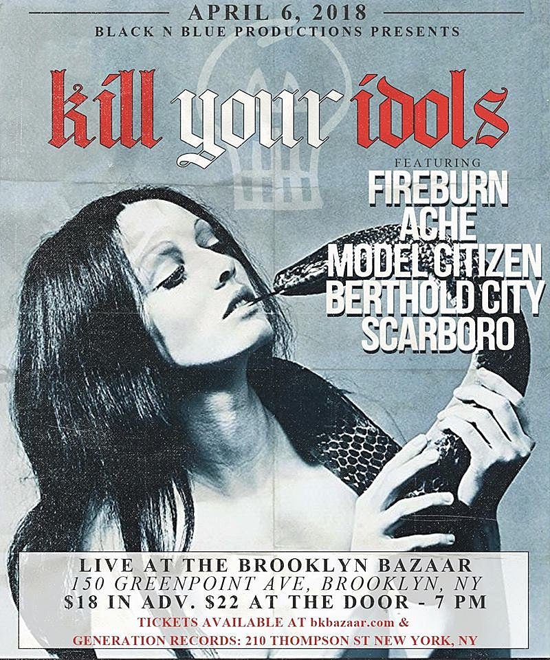 Kill Your Idols playing shows with Fireburn (mem Bad Brains, Warzone)