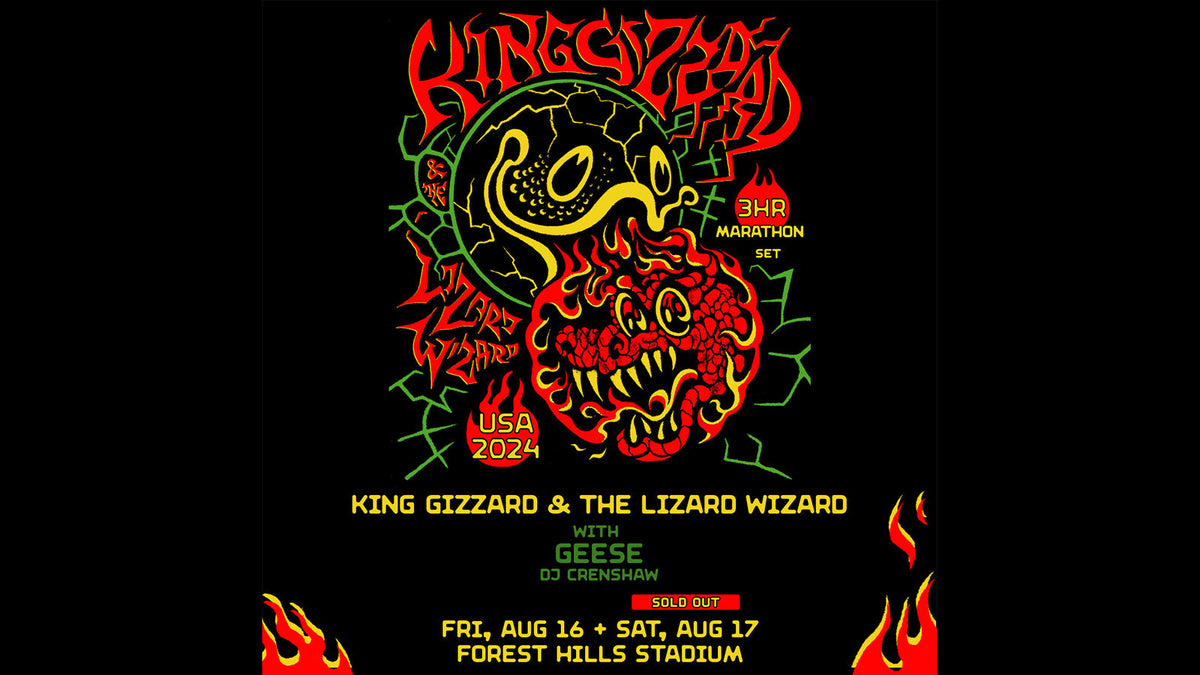 Win tix to King Gizzard at Forest Hills + a vinyl copy of their new album too!