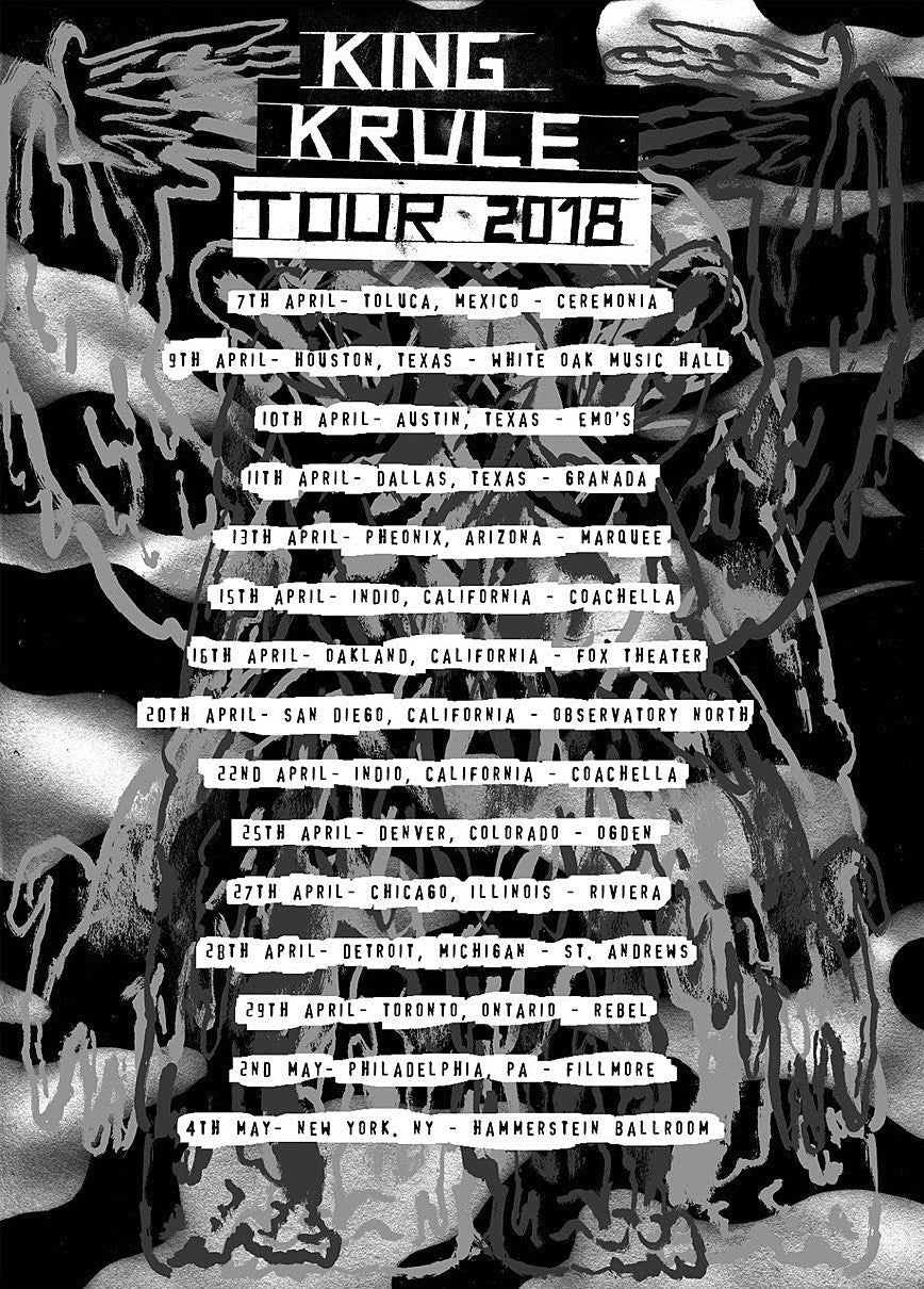 King Krule announce spring North American tour