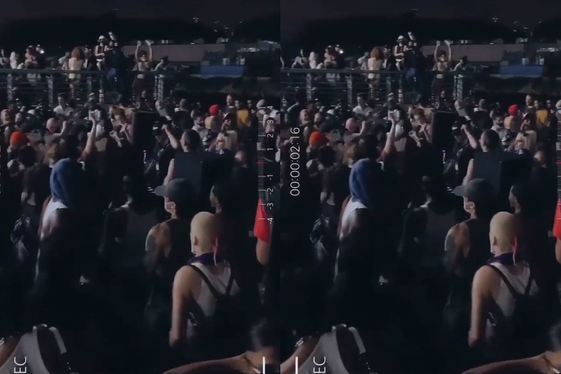A rave under the Kosciuszko Bridge drew hundreds of non-socially distant revelers